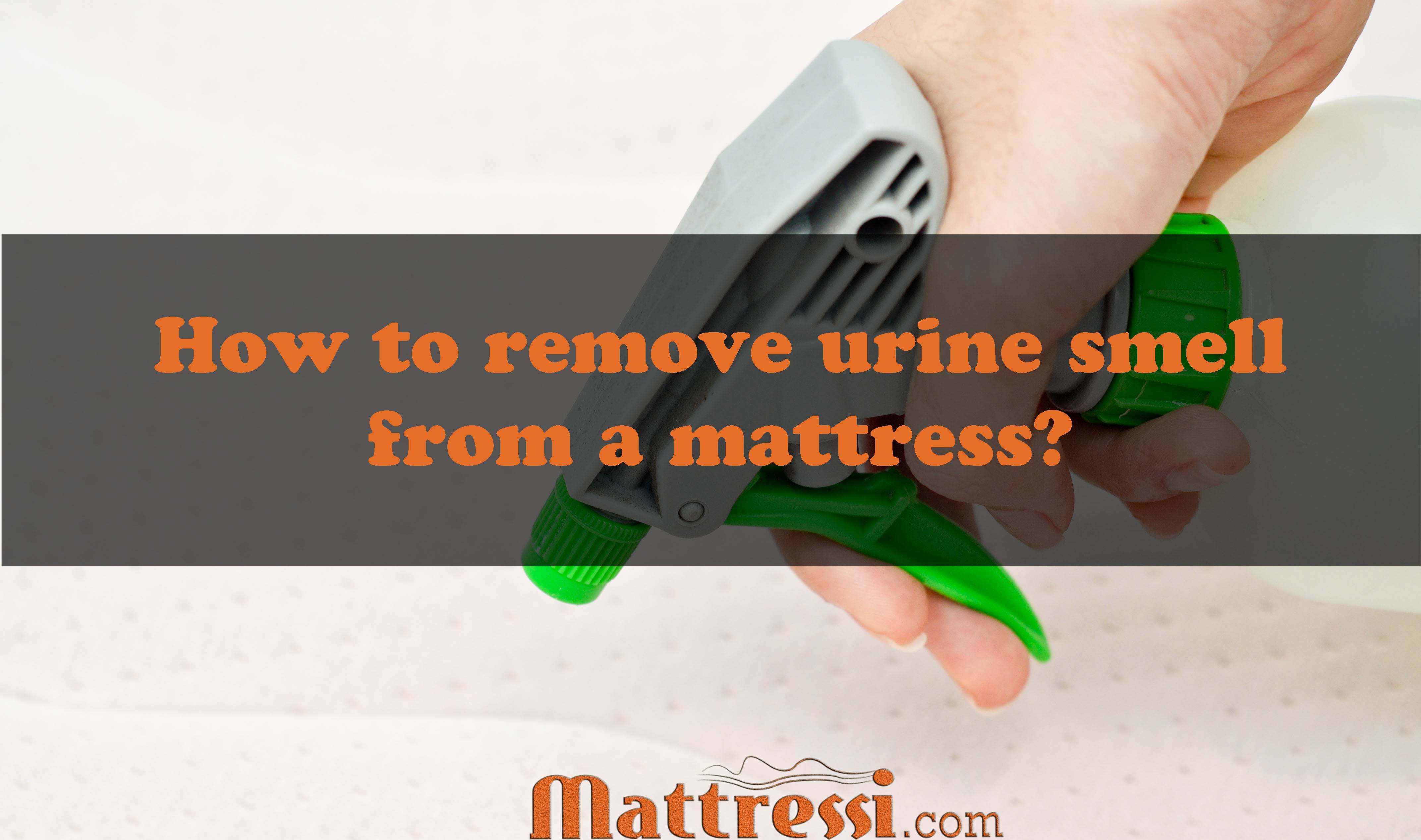 removing urine smell from foam mattress
