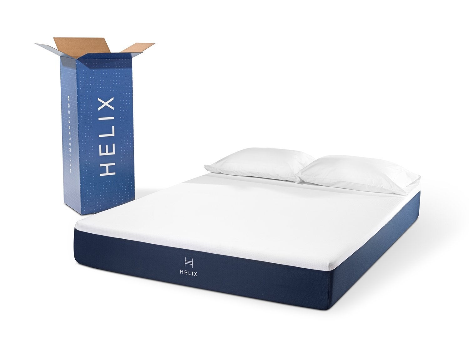 Helix Sleep Custom 10inch Mattress firm and softness